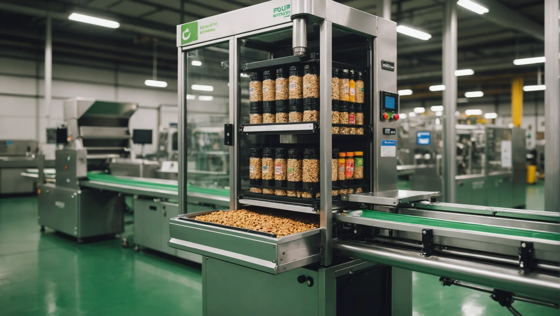 Eco-friendly pet food packaging machine in action