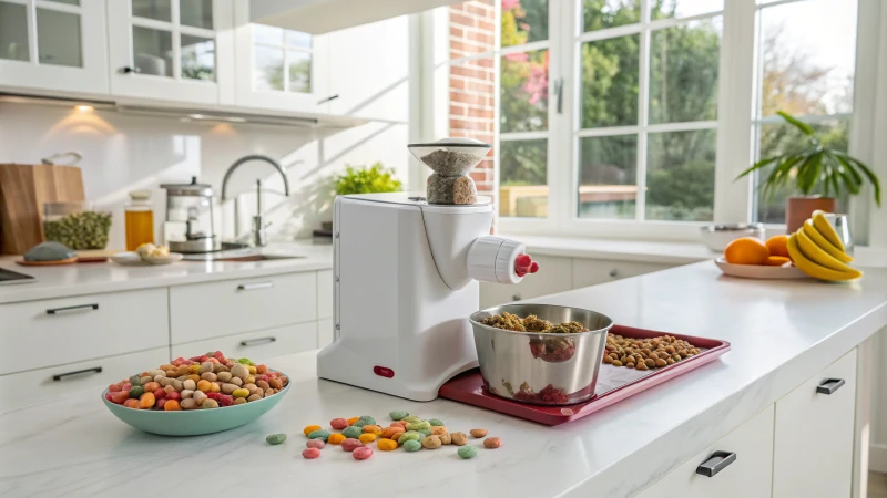 Pet Treat Mini Lab Extruder in a contemporary kitchen