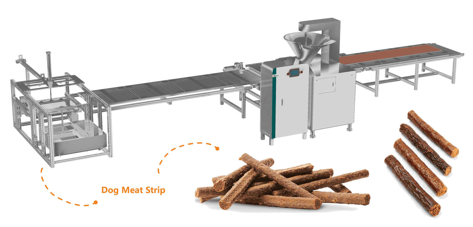 Pet Meat Strip Production Line,Pet Meat Strip Production,Pet Meat Strip Machine