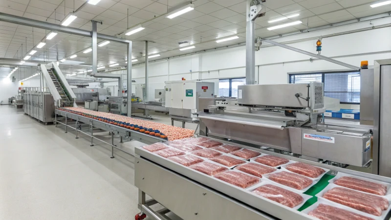 Modern pet food production line