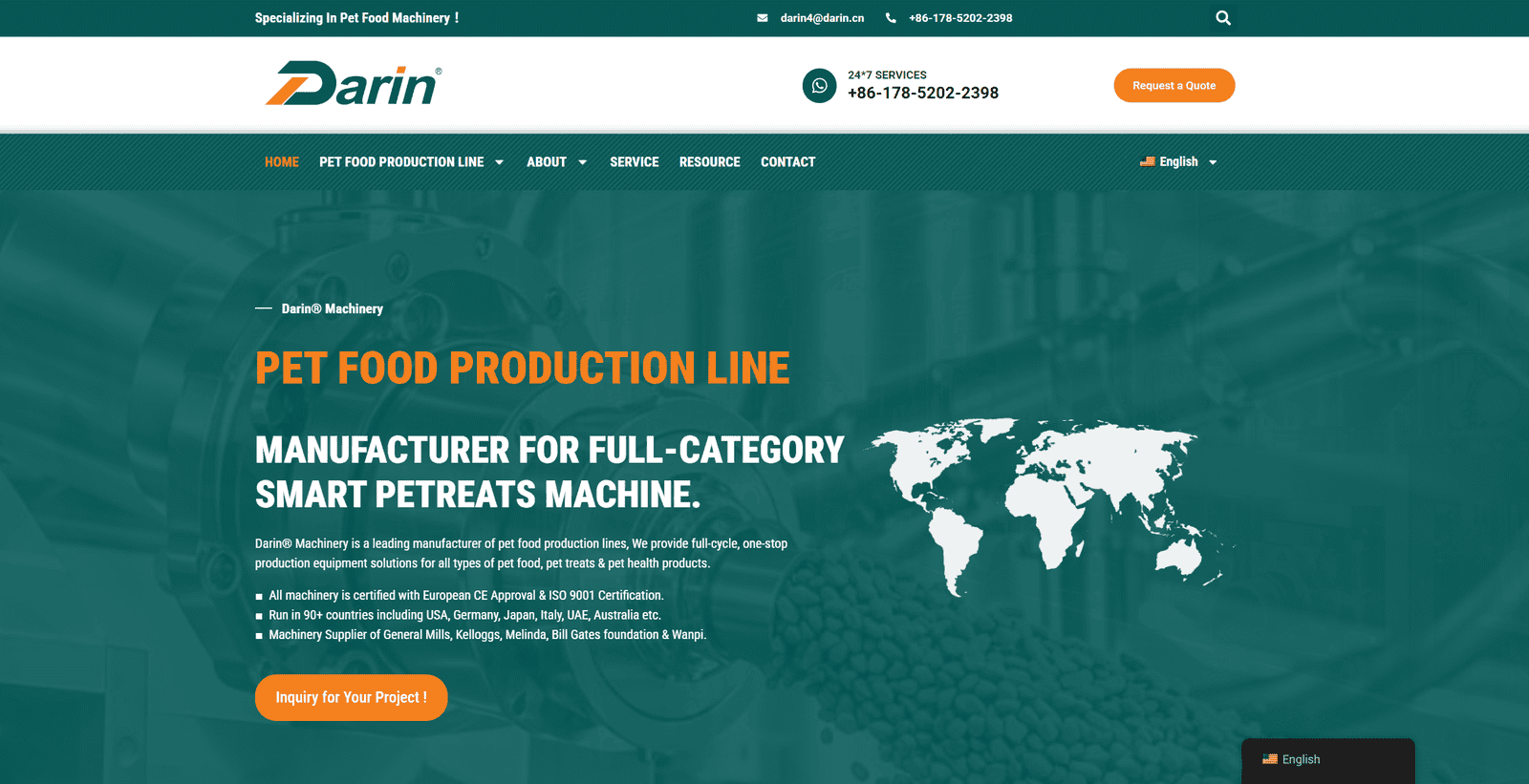 darin machinery