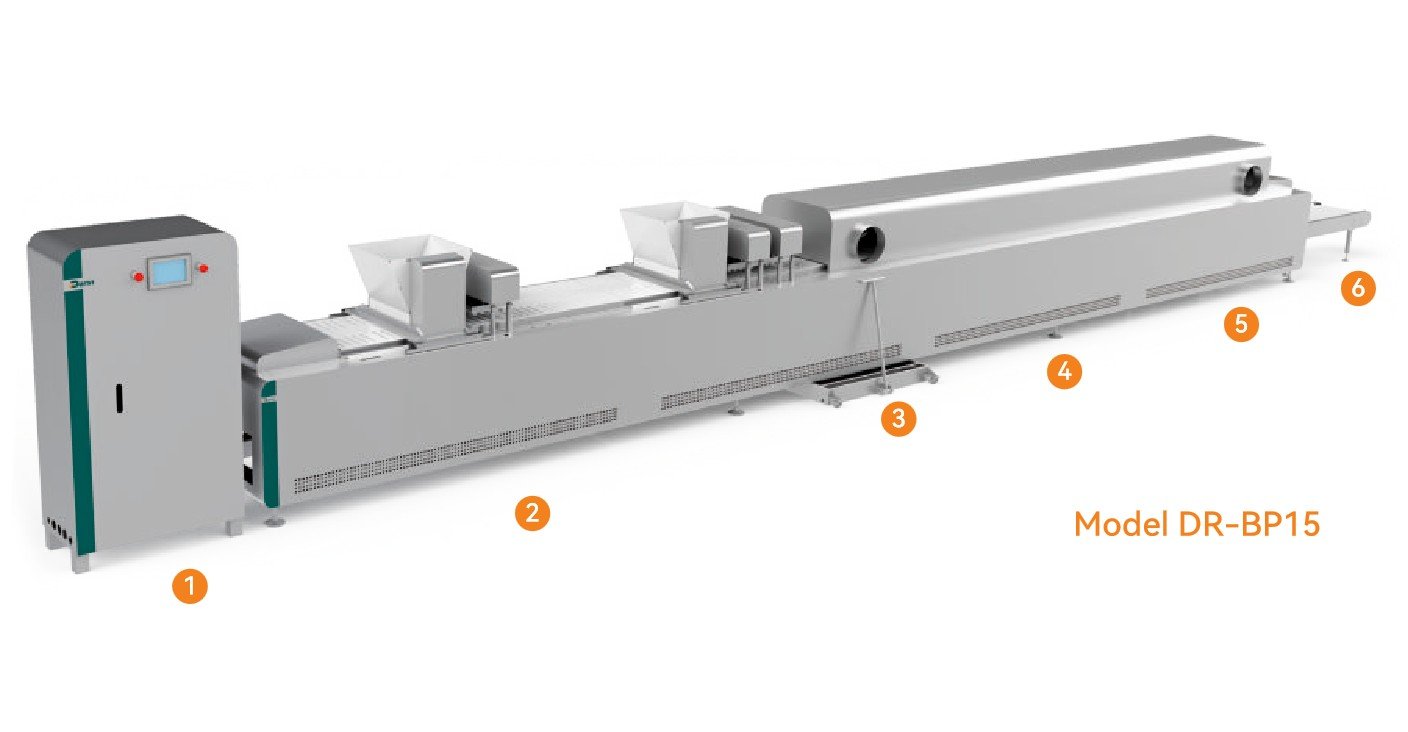 components of bird seeds bar processing line
