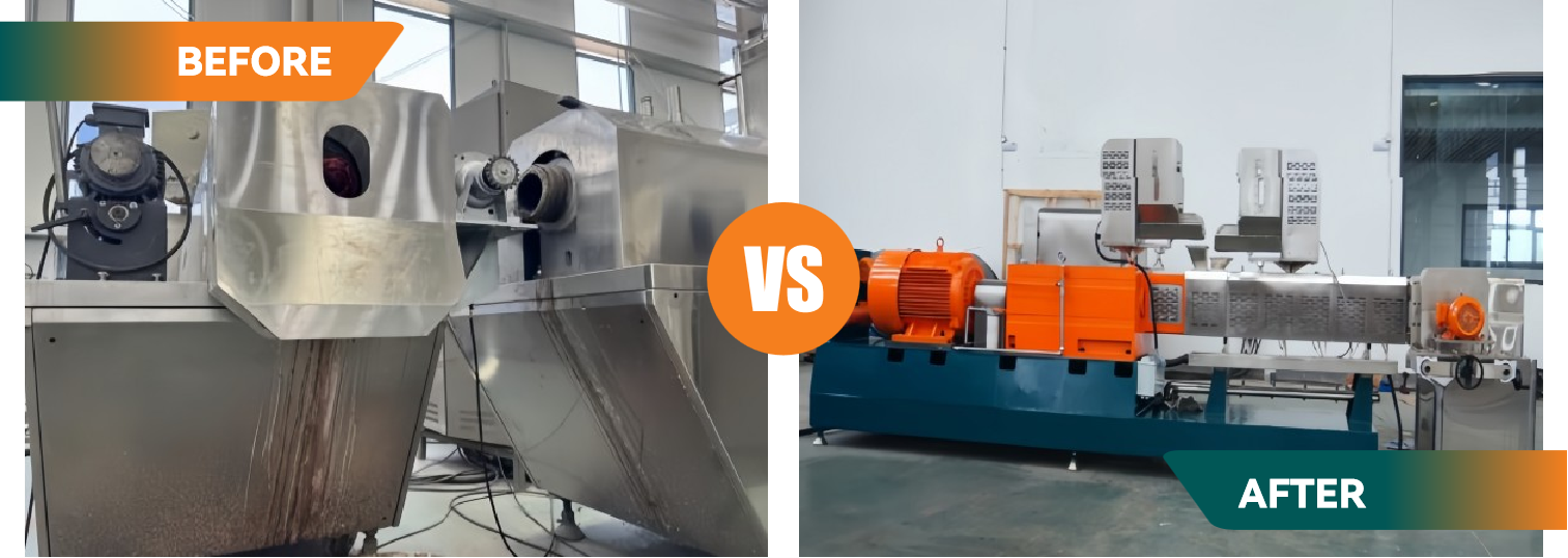 bicolor pet treats processing line 2