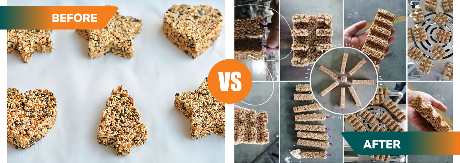 bird treats bar production line upgrade