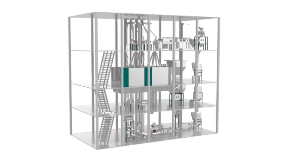 automatic pet kibbles processing line (2)