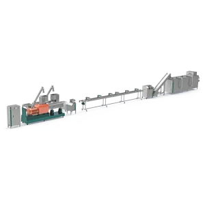 bi color dental treats processing line